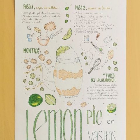 Receta Vasitos de Pie de Limón Receta Ilustrada La Carañola