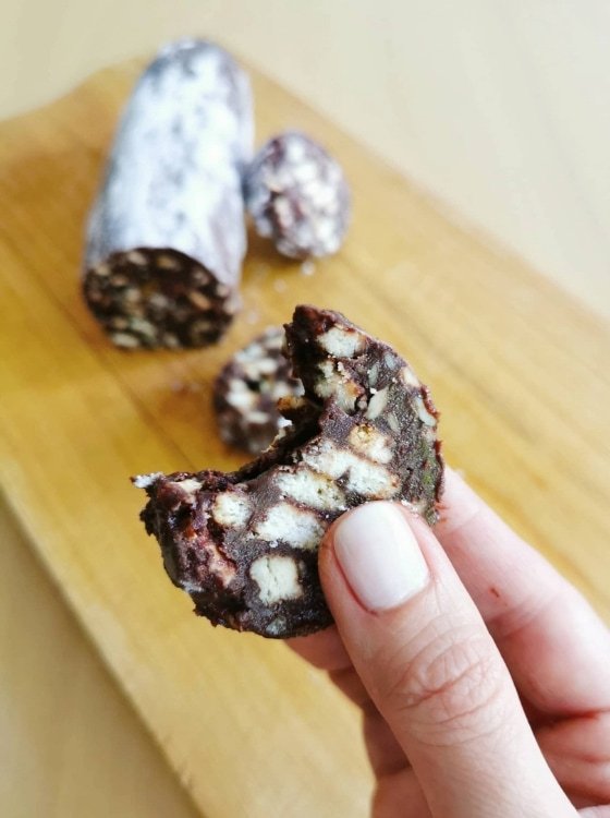 Salami de Chocolate La Carañola Receta