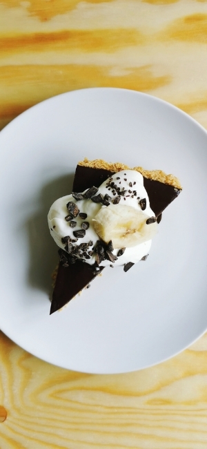 El Mejor Pie de Chocolate y Banana La Carañola Receta
