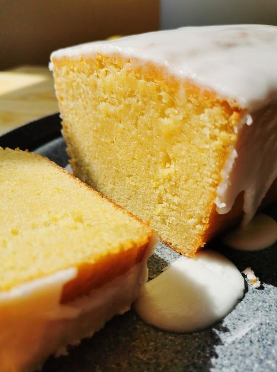 Bizcocho Panqué Pound Cake Limón Jugoso Starbucks La Carañola Glaseado