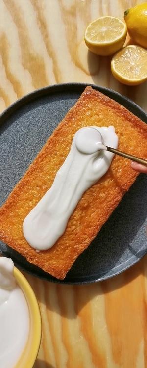 Bizcocho Panqué Pound Cake Limón Starbucks La Carañola Glaseado