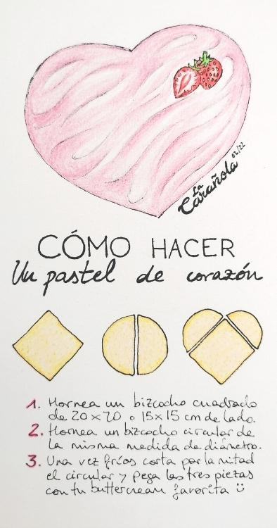 Galería Bricomanía Cómo hacer un pastel en forma de corazón La Carañola Ilustración