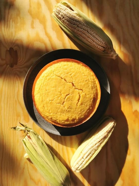 Pan Pastel de Elote Maíz Corn Bread Receta La Carañola con Baking Alquemy