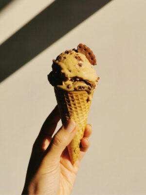 Helado de Café Casero Sin Máquina Heladera Dos Ingredientes Receta Infalible La Carañola Galletas Caledonia