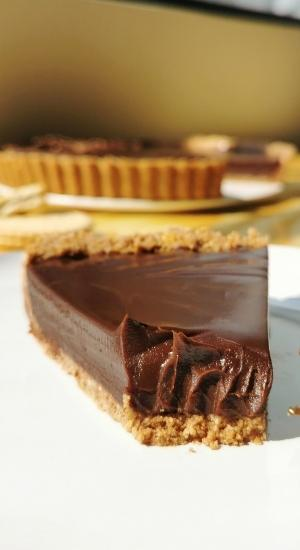 Pay Pie de Chocolate Sin Horno Tarta Ganache Caledonia Receta de La Carañola Bocado