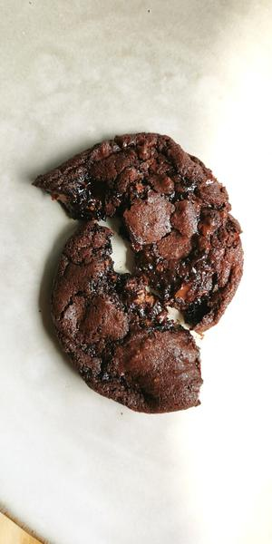 Galletas de Doble Chocolate Chispas Chip Brownie Cookies Receta de La Carañola