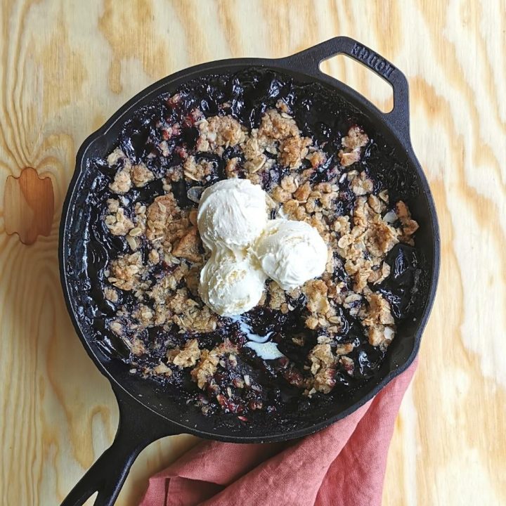 Crumble de Arándanos