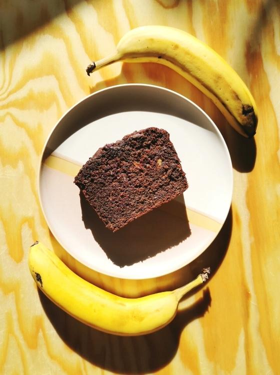 Banana Bread de Chocolate Pan Panqué Ponqué Pastel de Plátano Cambur Banano Mejor Receta La Carañola