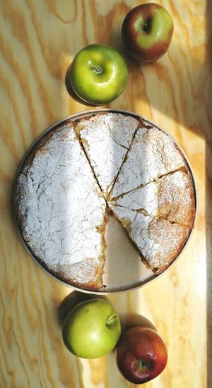 Pastel Tarta Bizcocho Jugoso de Manzana y Queso Crema Gooey Apple Butter Cake Cream Cheese Receta La Carañola