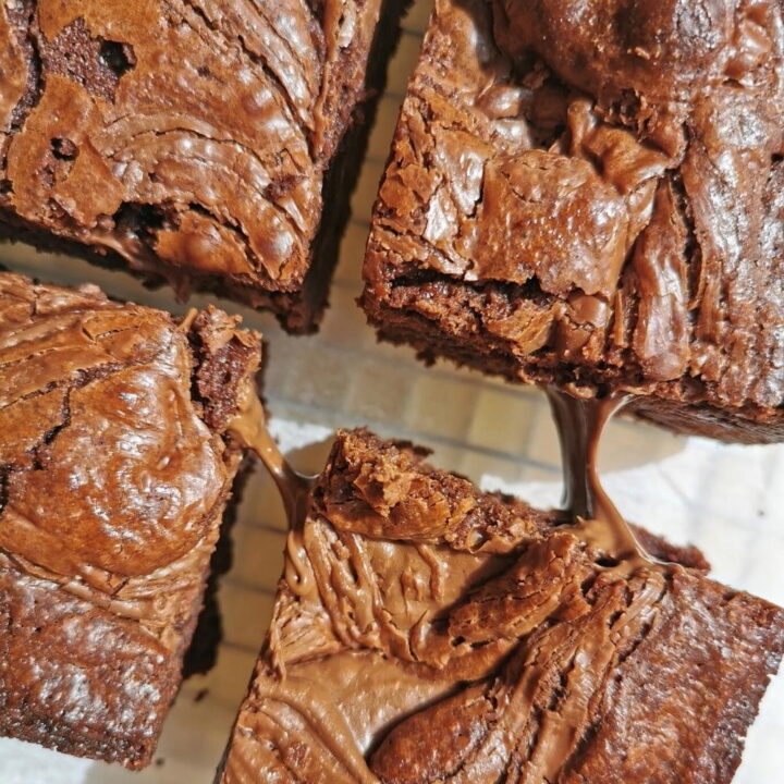 Brownie de con Nutella Brownies de Chocolate Receta La Carañola Ficha