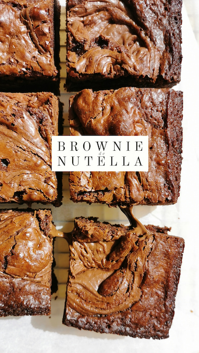 Galería Bricomanía Brownie de con Nutella Brownies de Chocolate Receta La Carañola Postres para San Valentín
