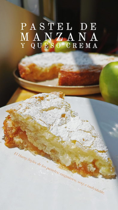 Galería Bricomanía Pastel Tarta Bizcocho Jugoso de Manzana y Queso Crema Apple Butter Cake Cream Cheese Receta La Carañola Postres para San Valentín