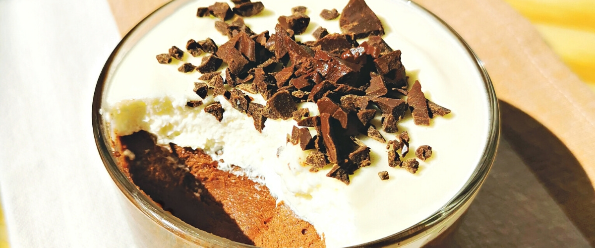 Mousse de Chocolate con Chantilly de Mascarpone Sin Horno Sin Gluten Free San Valentin Receta de La Carañola