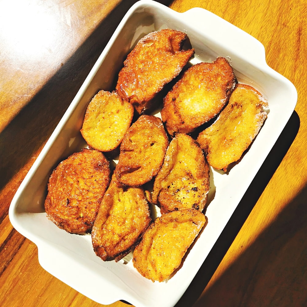 Torrijas Torrejas Caseras Tradicionales Semana Santa Receta Española de La Carañola