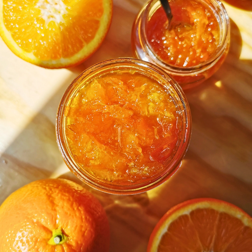 Mermelada de Naranja Casera Artesanal Homemade Orange Jam Conservar al Vacío Vegana Sin Gluten Lactosa Receta de La Carañola