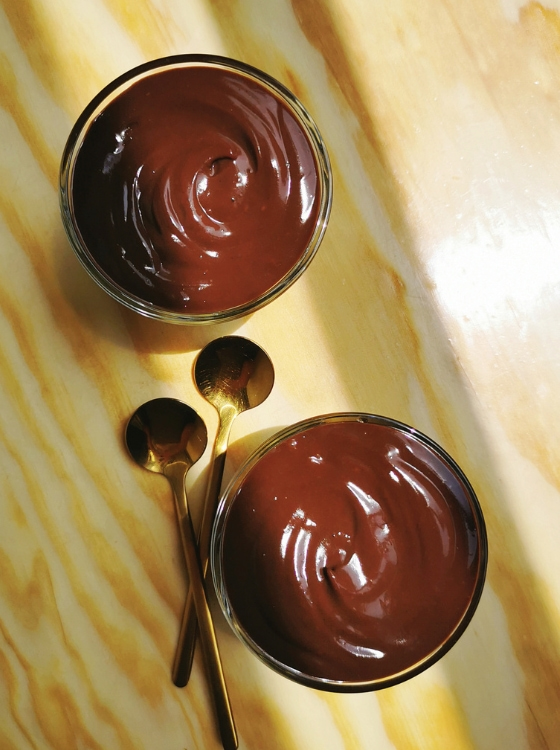 Natillas Pudin Budin Crema Pastelera Flan sin huevo de Chocolate Custard Receta La Carañola Sin gluten