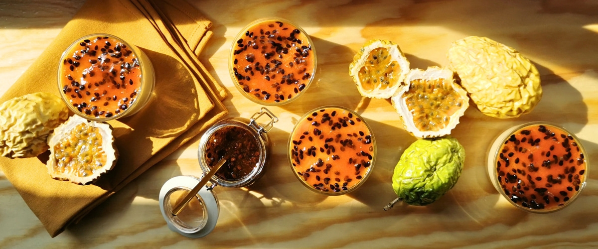 Mousse de Maracuyá Fruta de La Pasión Passionfruit Parchita en Licuadora Receta La Carañola