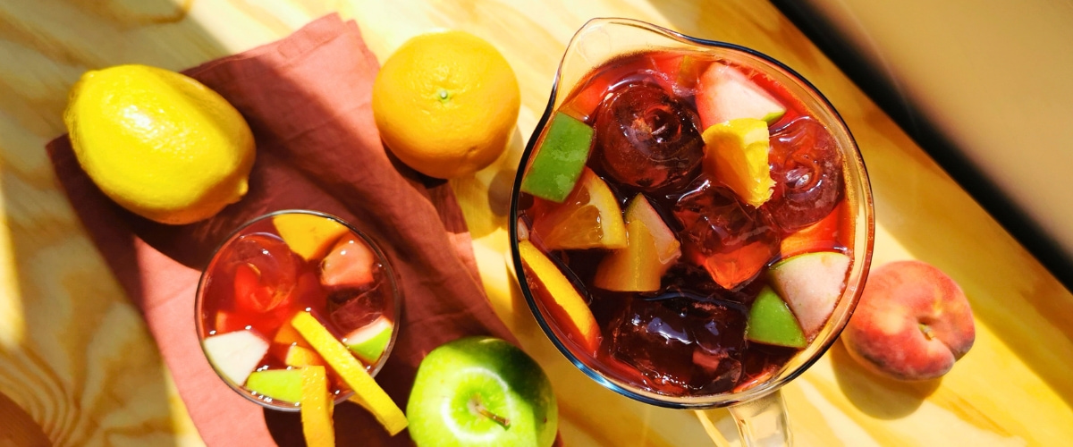 Sangría Española Spanish Auténtica Receta Casera Tradicional Fruta de La Carañola