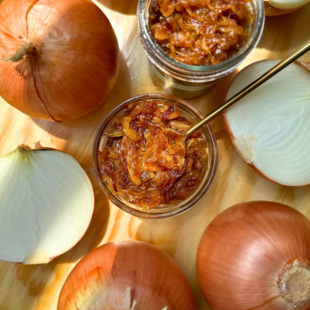 Cebolla Caramelizada Confitada Caramelized Onion Receta de La Carañola