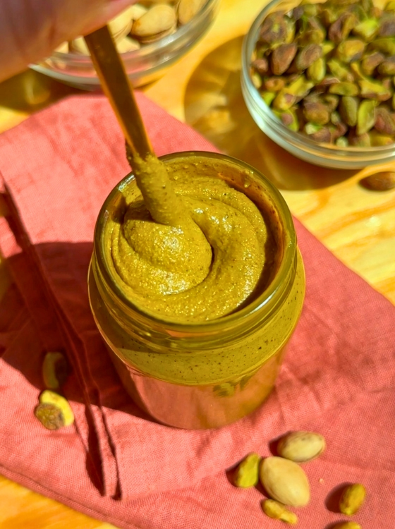 Mantequilla de Pistacho Pistache Pistachio Butter Receta La Carañola