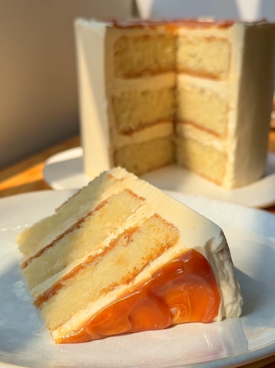 Pastel de Caramelo Salado Salted Caramel Cake Receta Recipe La Carañola