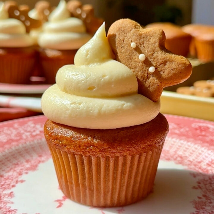 Cupcakes de Jengibre con Frosting de Queso